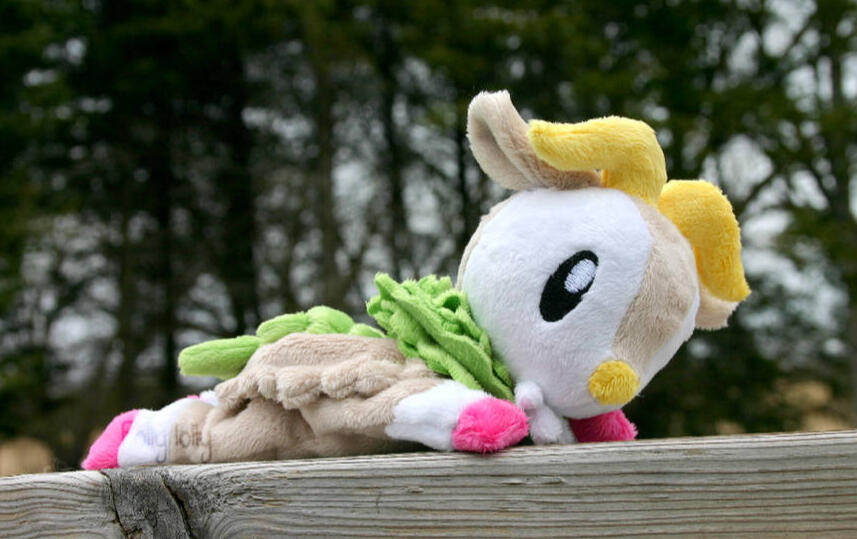 beanie baby style shiny skiddo plush